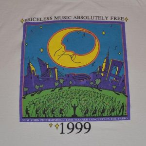 Vintage 90s NY Philharmonic in the Park T-Shirt - XL