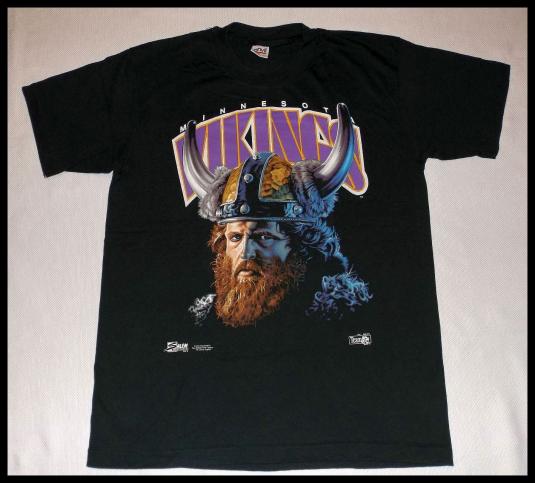 Vintage 90s NFL Minesota Vikings T-Shirt Size L
