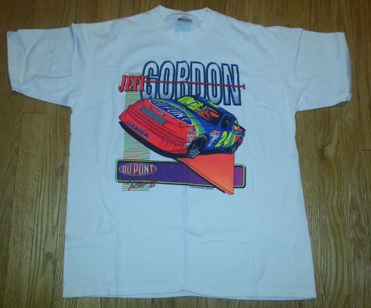 1993 Jeff Gordon T-Shirt 90s NASCAR Dupont Refinish Racing