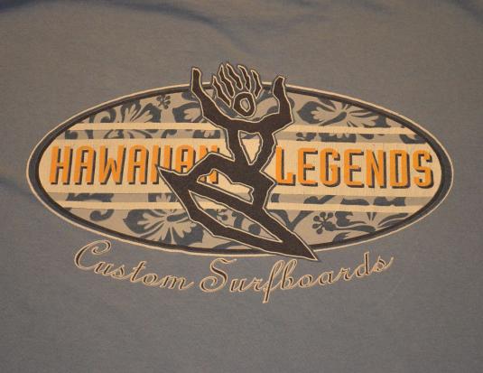 VTG90s T-Shirt Hawaiian Legends Custom Surfboards XL