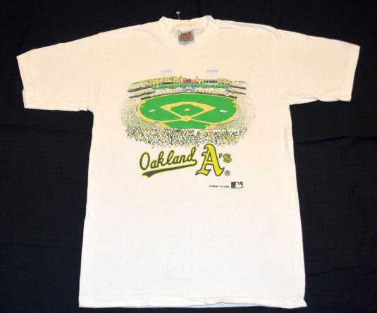 Vintage 80s MLB Oakland A’s Stadium T-Shirt – M, L