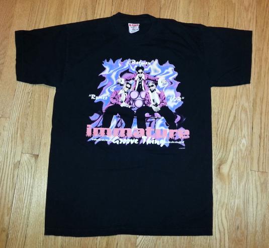 VTG 90s 1996 IMMATURE T-Shirt Groove Thing Concert Tour R&B