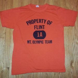 80s Property of Flint 1A Mount Olympic Team Special Mt Sz L
