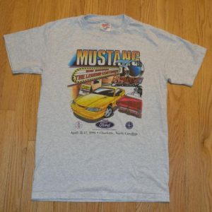 VTG 90s Ford Mustang 30th Anniversary T-Shirt America Club