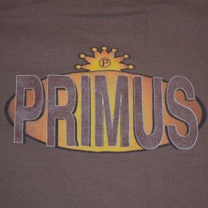Vintage 90s PRIMUS Back in Brown 1997 T-Shirt - XL