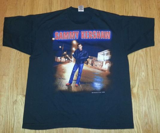 1996 Sammy Kershaw T-Shirt Politics Religion and Her Sz XL