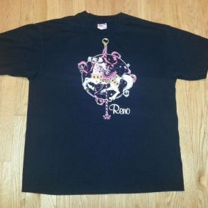 VTG 90s CarouselT-Shirt Reno NevadaHorse Merry Go Round XL