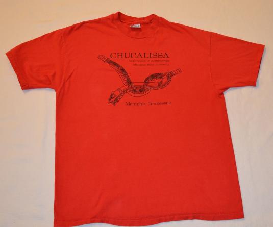 Vtg 80s 90s Chucalissa Anthropology Memphis TN T-Shirt – XL