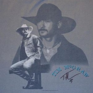 Vintage 90s Tim McGraw T-Shirt - L