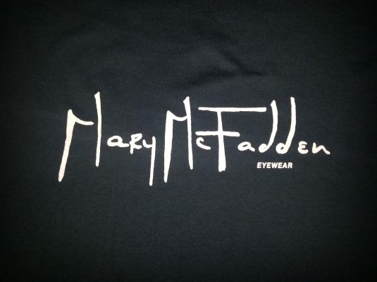 90s Mary McFadden Eyewear T-Shirt Designer Screen Stars XL