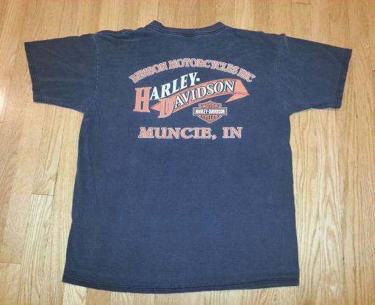Vintage 90s HARLEY DAVIDSON Firebird T-shirt SOFT Sz XL
