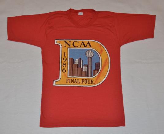 Vintage 80s NCAA Final Four Basketball T-Shirt – S
