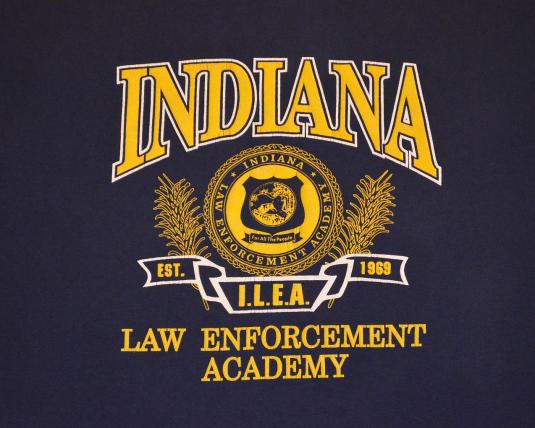 Vintage 90s Indiana Law Enforcement Academy T-Shirt – XL
