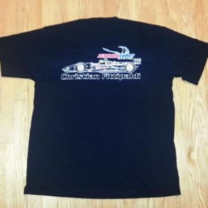 VTG 90s CHRISTIAN FITTIPALDI T-Shirt NASCAR Racing XL
