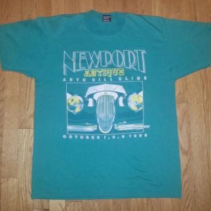 90s Newport Antique Auto Hill Climb T-Shirt Classic Show Car