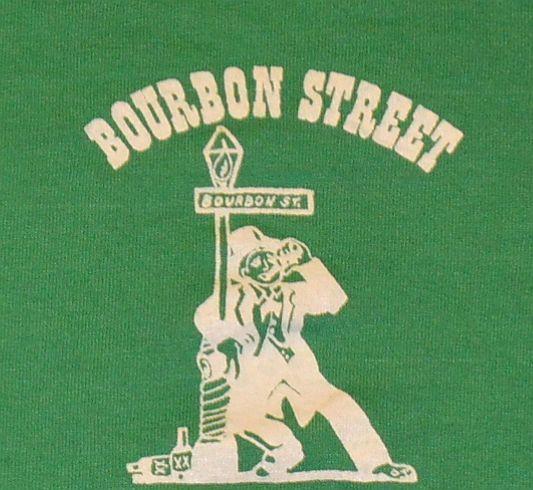 Vintage 80s New Orleans Bourbon Street T-Shirt