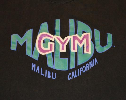 Vintage 80s 90s Malibu Gym T-Shirt – M