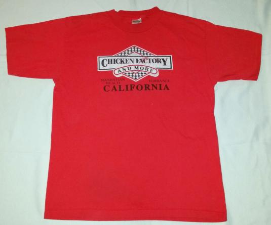 90s Chicken Factory T-Shirt California Size XL