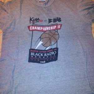 1989 NYC Black Radio Basketball Benefit Game T-Shirt