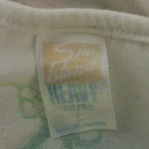 VTG80s REGGAE SUN SPLASH Tank Top T-Shirt Jamaica Music