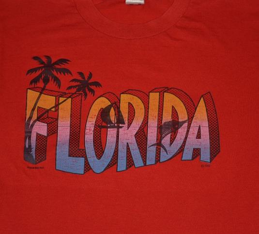 Vintage 80s SOFT 50/50 Florida T-Shirt – S, M