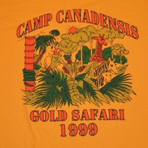 Vintage 90s Camp Canadensis "Gold Safari" T-Shirt