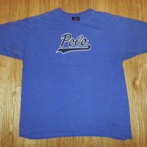 Vintage 90s POLO SPORT T-Shirt Script Logo Ralph Lauren L/XL