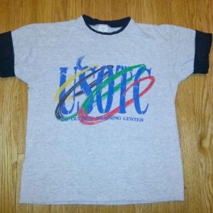 Vintage 80s Cuffed T-Shirt USOTC US Olympic Training Center