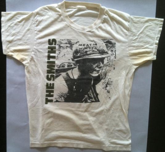 The Smiths Meat is Murder 1985 Tour Shirt