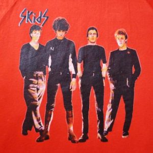 VINTAGE 1979 THE SKIDS INTO THE VALLEY T-SHIRT