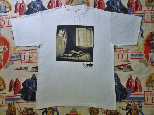 激レア90'S SUEDE DOG MAN STAR Tシャツ ヴィンテージ VINTAGE 90S SUEDE DOG MAN STAR TOUR T-SHIRT | Defunkd