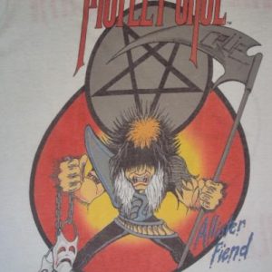 VINTAGE MOTLEY CRUE ALLISTER FIEND 1985 TOUR RARE