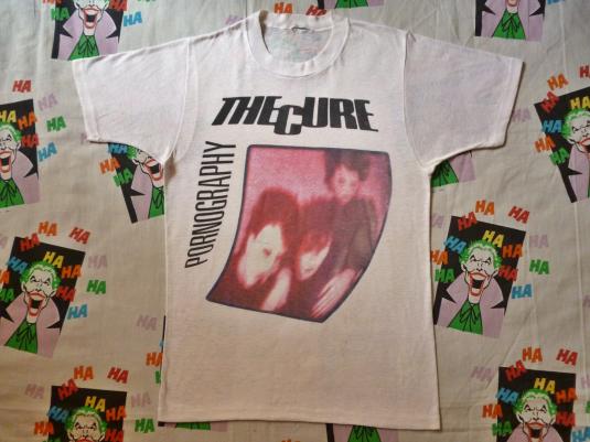 VINTAGE 1982 THE CURE PORNOGRAPHY T-SHIRT