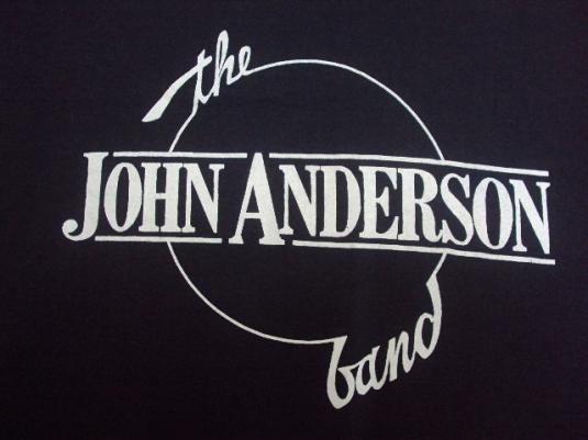 VINTAGE 80’S THE JOHN ANDERSON BAND BLACKSHEEP T-SHIRT