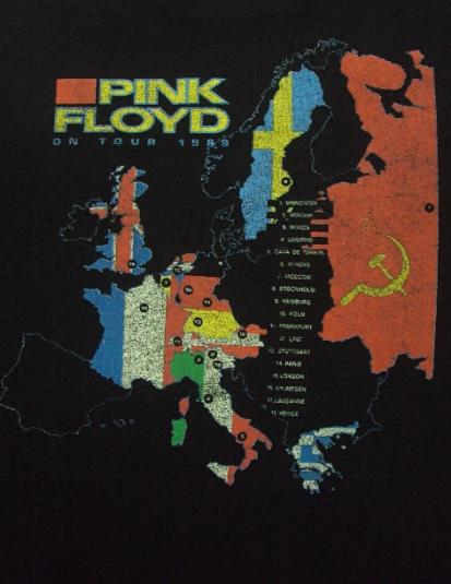 VINTAGE PINK FLOYD CCCP EUROPE TOUR