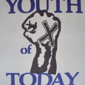 VINTAGE YOUTH OF TODAY SXE T-SHIRT