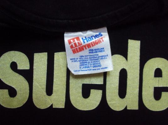 Suede band t shirt 2025