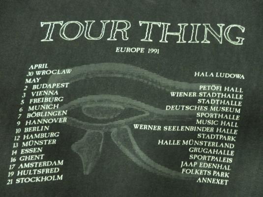 VINTAGE SISTERS OF MERCY VISION THING TOUR T-SHIRT