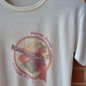 VINTAGE 1978 WARREN ZEVON EXCITABLE BOY T-SHIRT