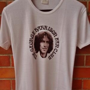 VINTAGE 1970'S THE GEORGE HARRISON FANCLUB T-SHIRT