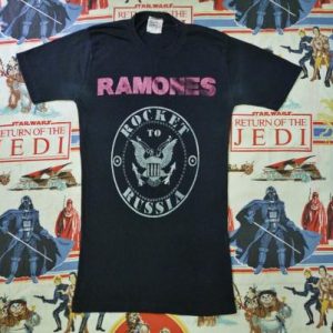 VINTAGE 1977 RAMONES "ROCKET TO RUSSIA" T-SHIRT