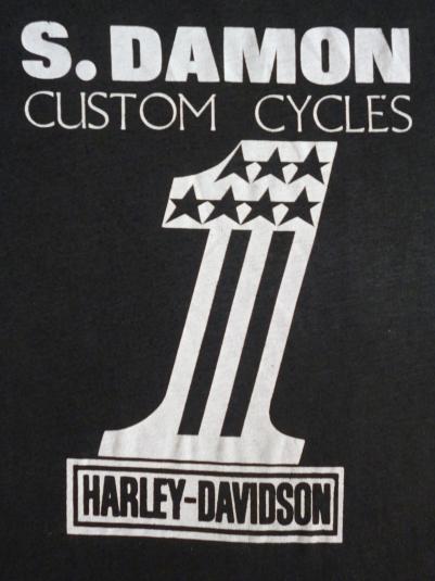 VINTAGE 70S HARLEY DAVIDSON #1 T-SHIRT