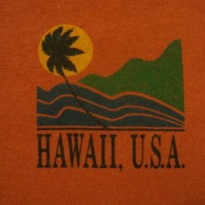 VINTAGE 80'S HAWAII USA 50/50