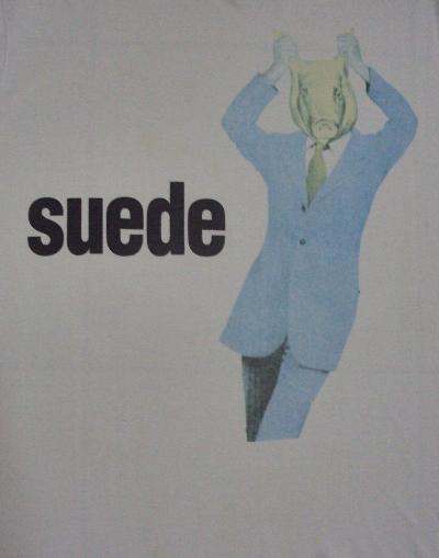 VINTAGE 1993 SUEDE T-SHIRT