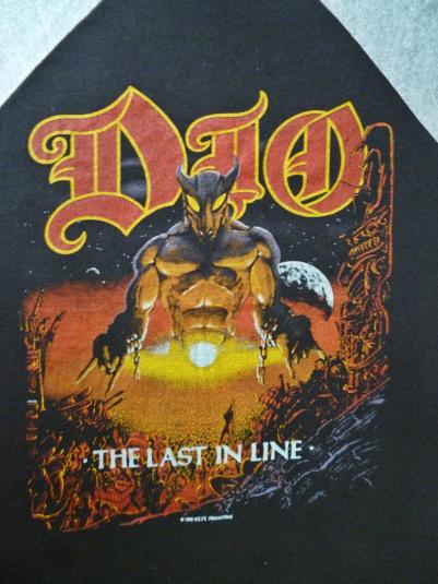 VINTAGE 1984 DIO THE LAST IN LINE TOUR T-SHIRT