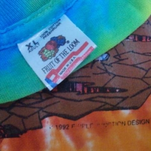 VINTAGE 1992 THE GRATEFUL DEAD TIE DYE T-SHIRT