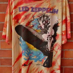 Vintage 1990 LED ZEPPELIN Tie dye T-Shirt