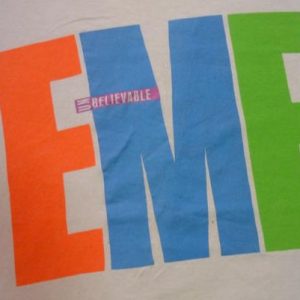 VINTAGE 1990 EMF UNBELIEVABLE T-SHIRT