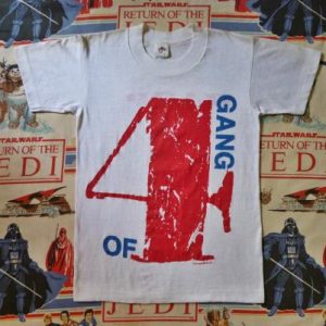 VINTAGE 1983 GANG OF FOUR HARD T-SHIRT