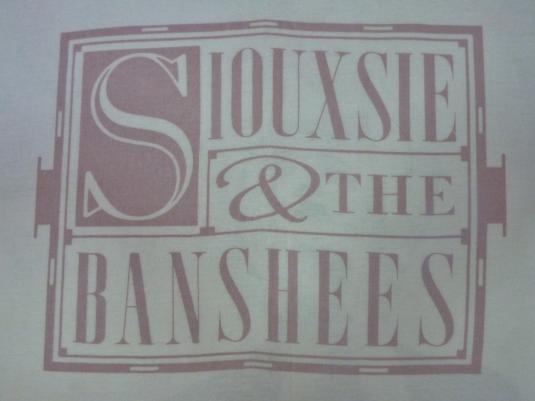 VINTAGE SIOUXSIE & THE BANSHEES T-SHIRT